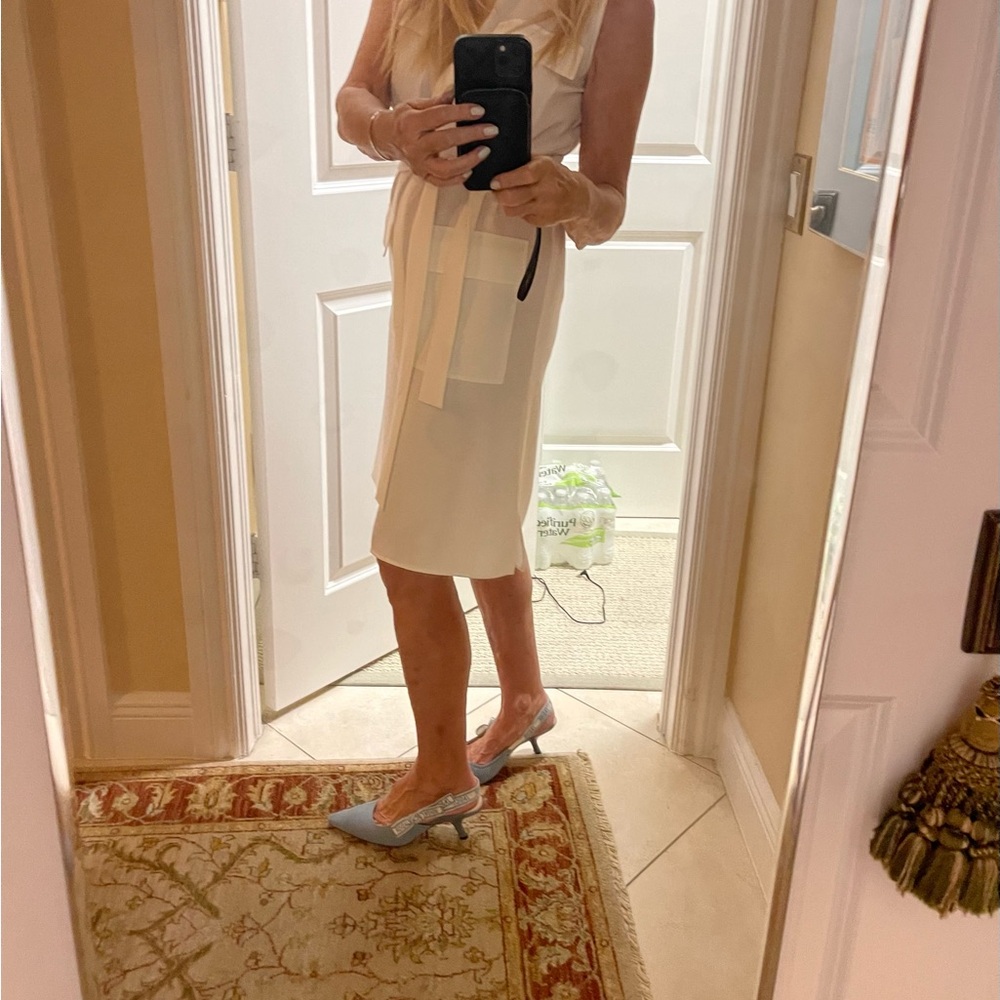 Lafayette 148 New York white dress